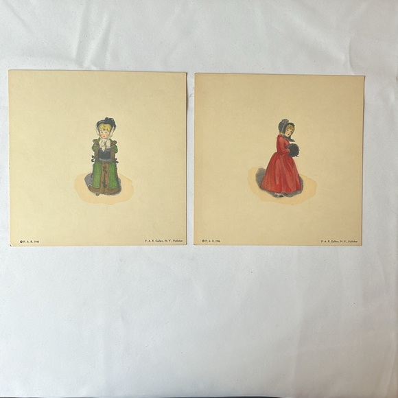 Kate Greenaway Vintage Print / Adorable Prints - Picture 1 of 4